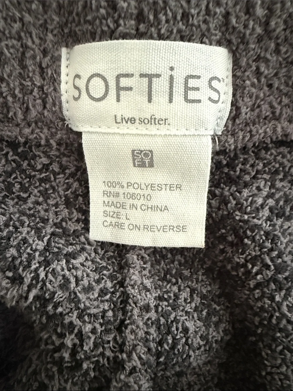 Cozy Leopard-Print Knit Lounge Pants - Dark Gray - Picture 5 of 5